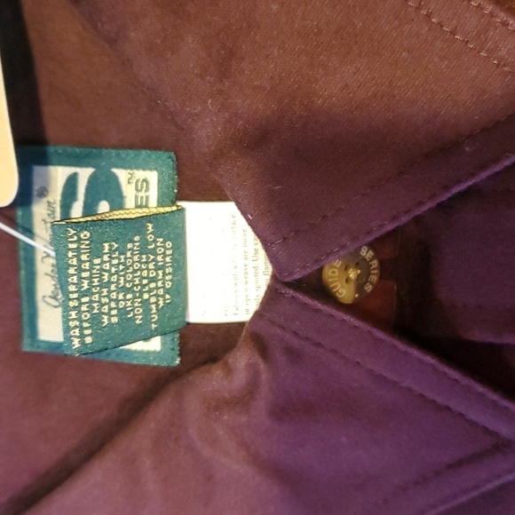 Gander Mountain Guide Series EggPlant Dark Purple LSleeve Flannel Sz 2X Shirt - Picture 3 of 8